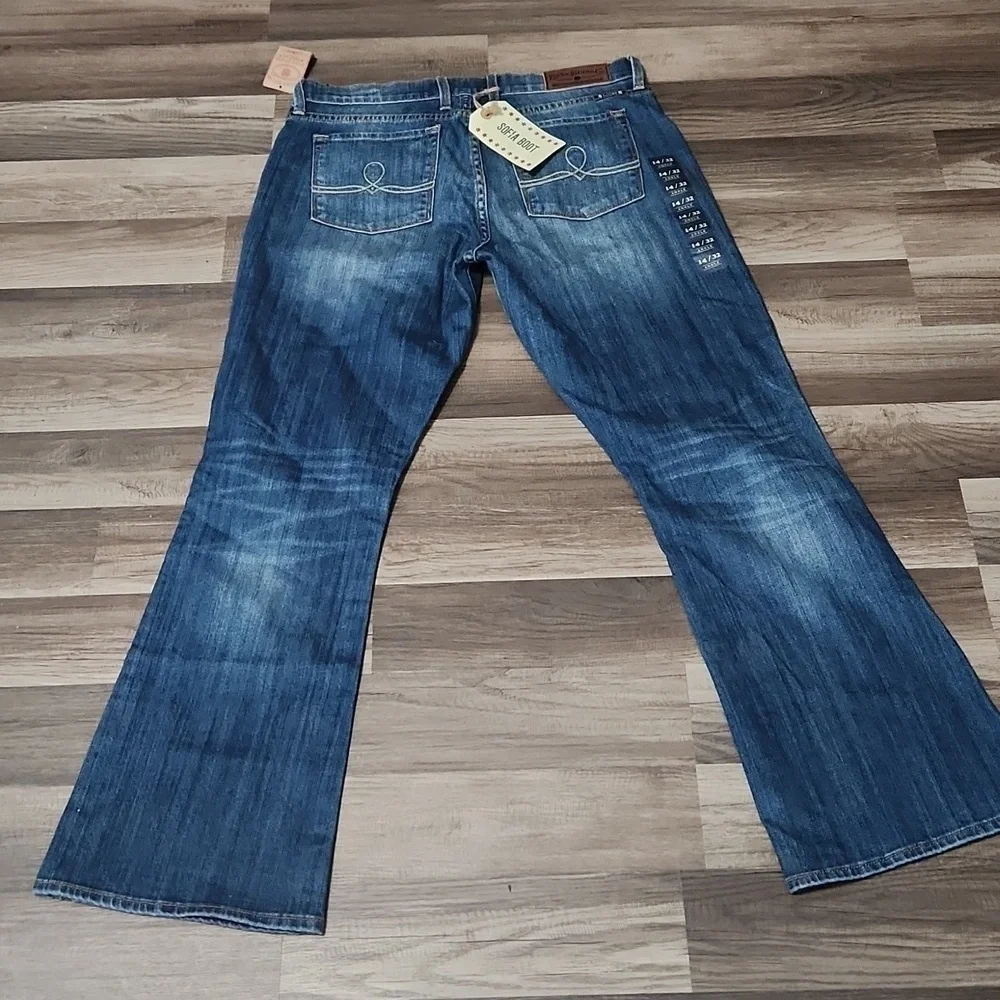 Lucky Brand Sofia Bootcut Ankle Jeans Size 14/ 32 Inseam 30' NWT - Picture 10 of 14